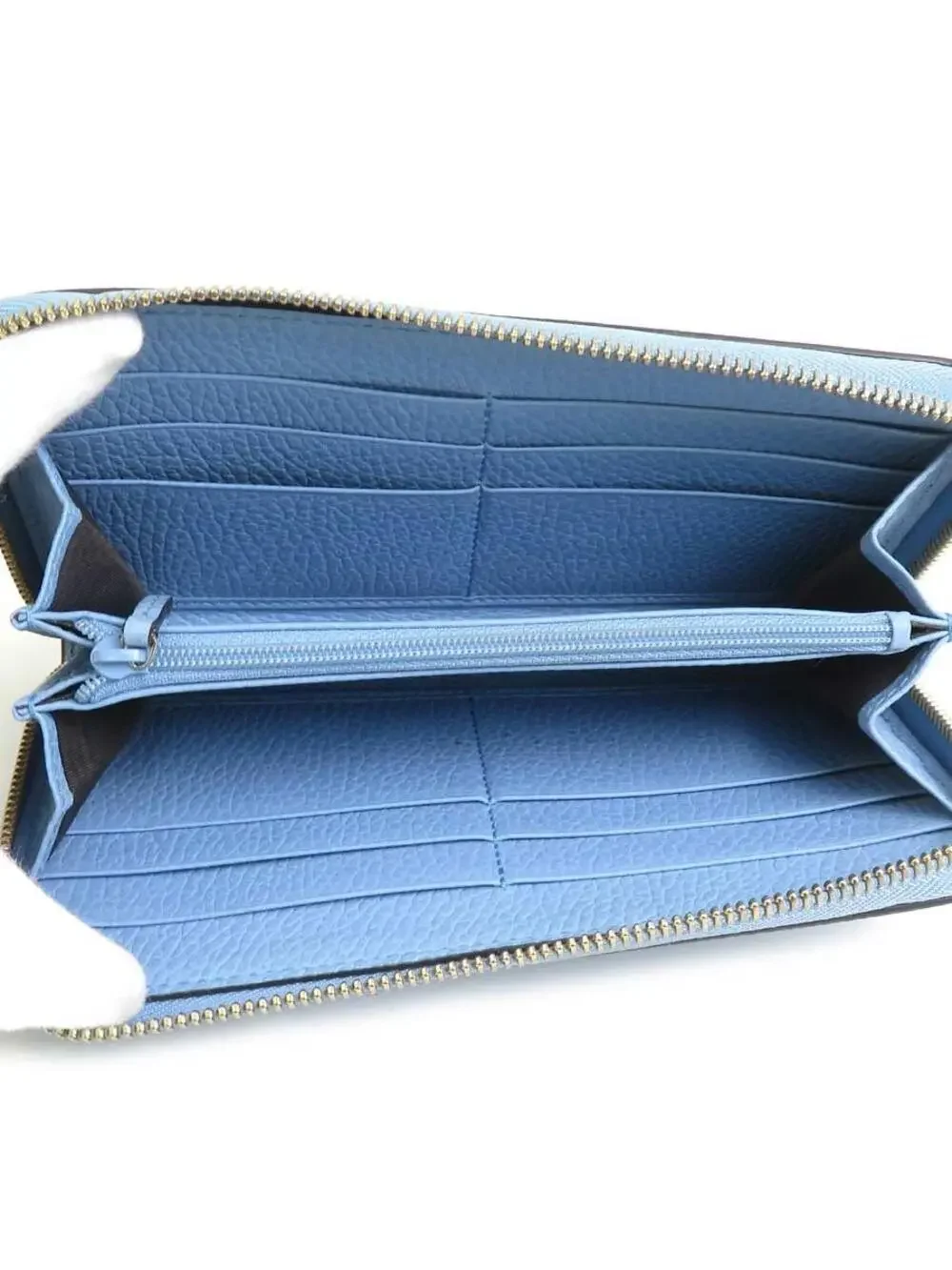 Auth Gucci Zip Around Long Wallet Light #268209G22B - Picture 3 of 11